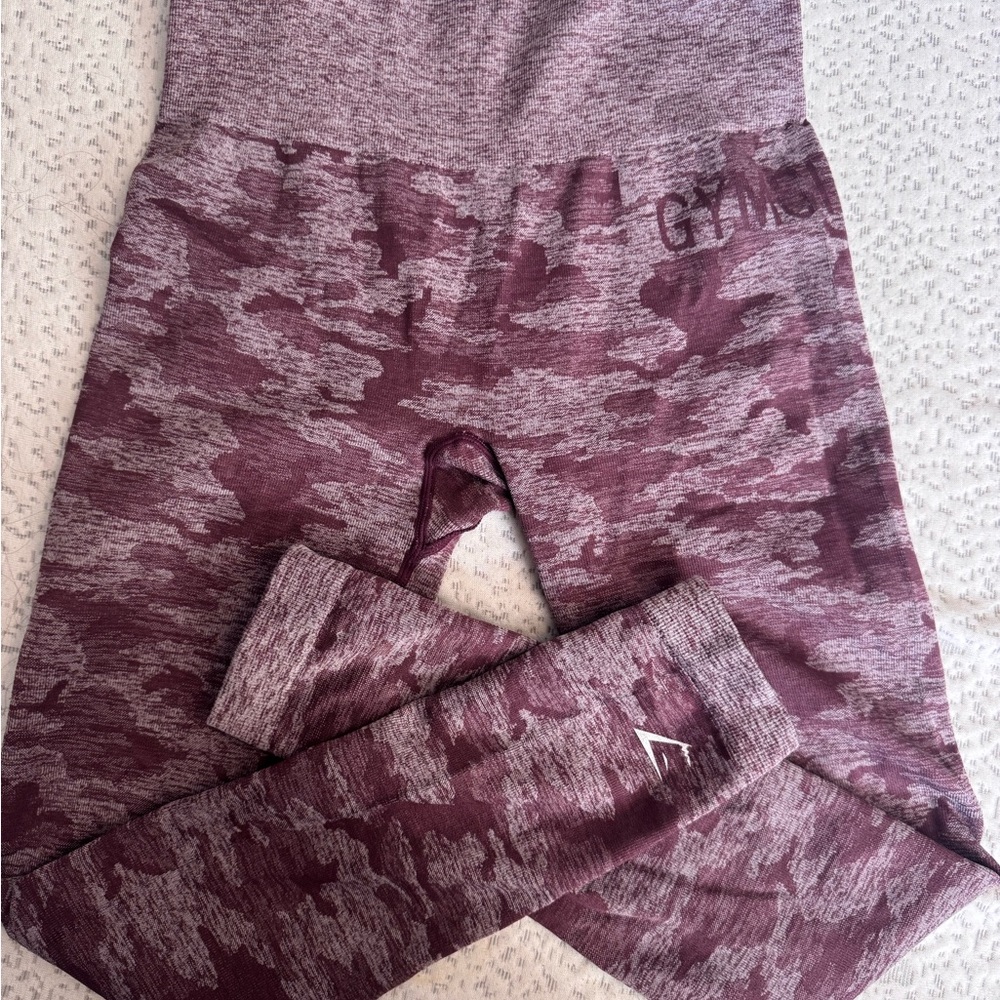 Gymshark Leggings - Purple Camo